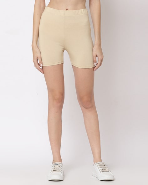 Buy Nude Shorts for Women Online | Ajio.com