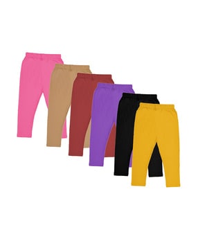 Buy Multicolored Trousers & Pants for Girls by INDIWEAVES Online