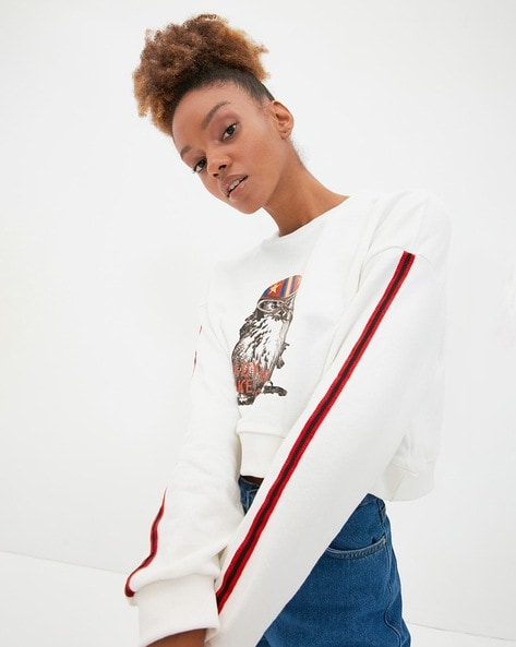 Buy White Sweatshirt & Hoodies for Women by TRENDYOL Online