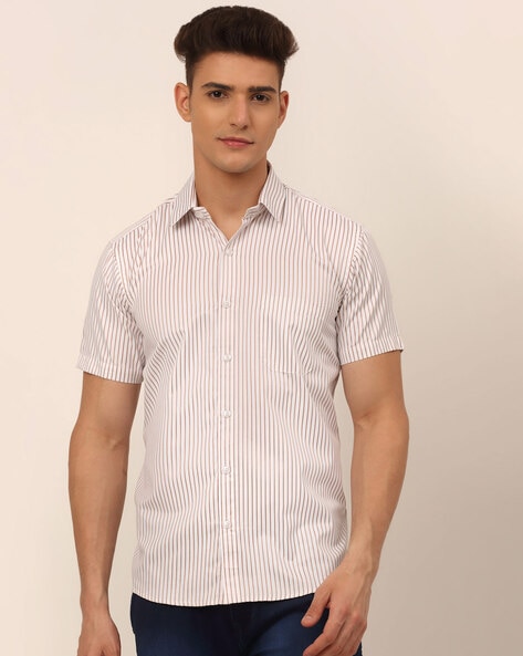 Buy Cream Shirts for Men by JAINISH Online