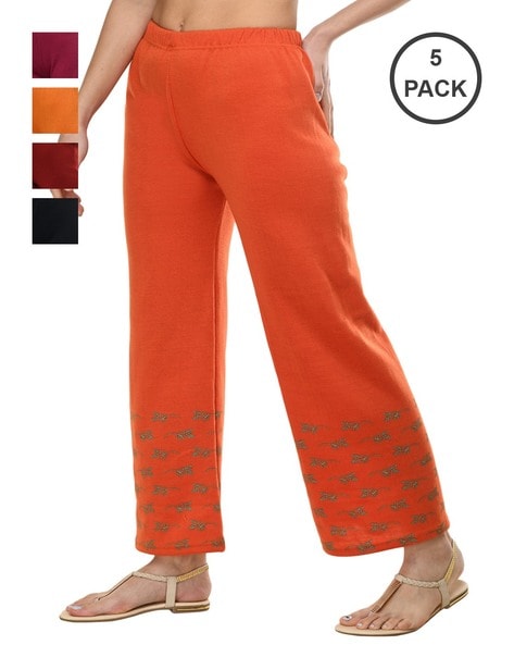 Buy Multicoloured Trousers & Pants for Girls by INDIWEAVES Online