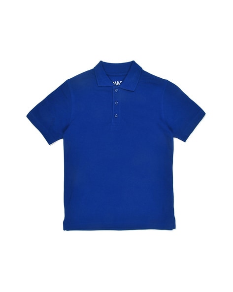 Marks and spencer childrens polo shirts best sale