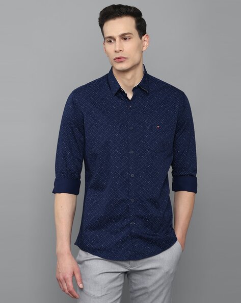 Buy Navy Shirts for Men by LOUIS PHILIPPE Online