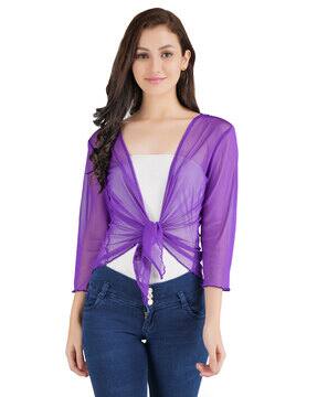 Buy Purple Shrugs \u0026 Jackets for Women 