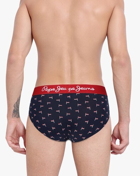 Buy Navy Blue Briefs for Men by Pepe Jeans Online