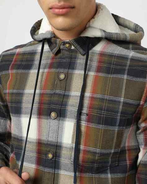 Pacsun cheap flannel hooded