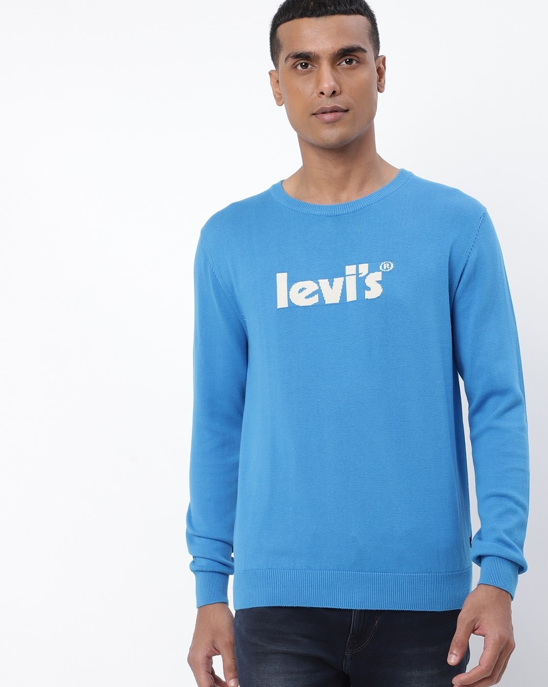 Levi's Graphic Crewneck Sweatshirt in Green for Men