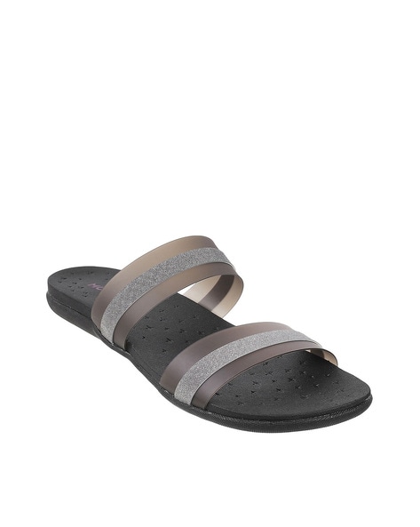 Buy Black Flip Flop & Slippers for Women by Mochi Online