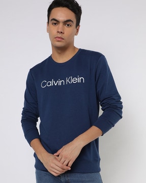 Buy Blue Sweatshirt & Hoodies for Men by Calvin Klein Underwear Online |  