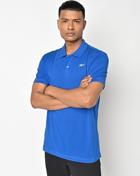 Reebok Logo Print Polo T-shirt