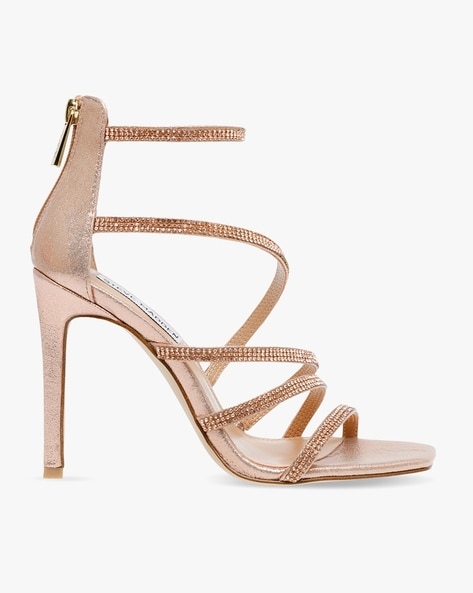 Buy Nude Heeled Sandals for Women by STEVE MADDEN Online Ajio