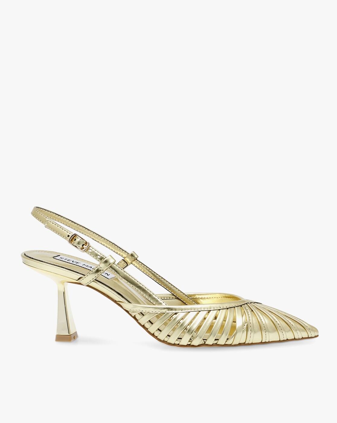 Litehouse Slingback Mule Sculpture Heels
