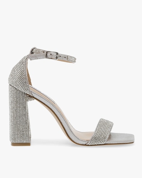 Steve Madden Irenee Sandal | Heels, Silver shoes, Shoes heels