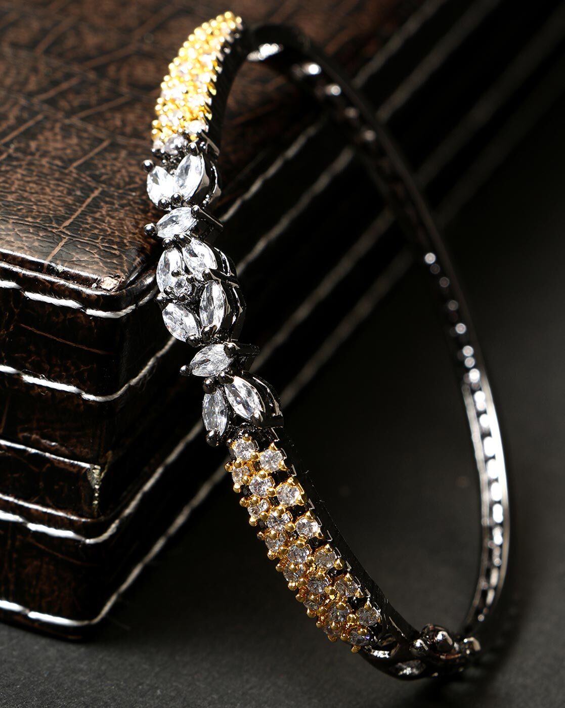 Anika's Creation Alloy Cubic Zirconia Gold-plated Bracelet Price in India -  Buy Anika's Creation Alloy Cubic Zirconia Gold-plated Bracelet Online at  Best Prices in India | Flipkart.com