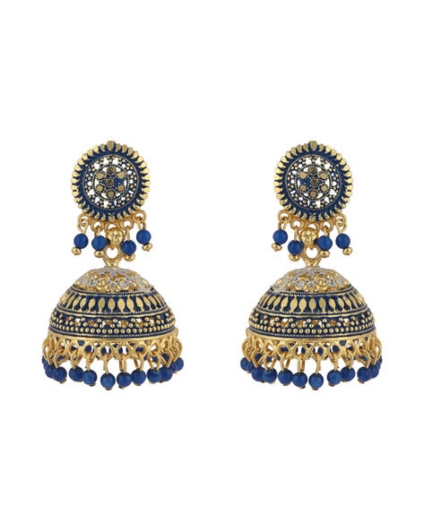 Midnight Blue CZ Dangler Earrings – Curio Cottage