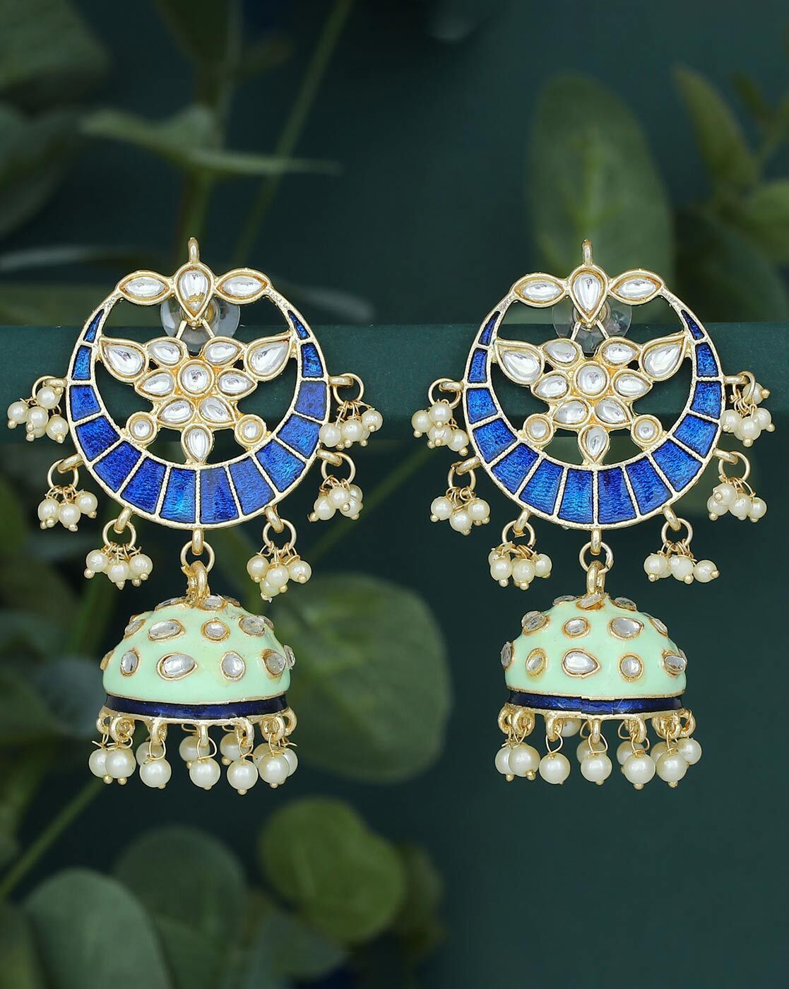 Buy Sonia Kundan Jhumka Earrings | Tarinika