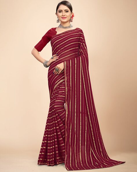 Green Maroon Padam Bomkai Cotton Saree