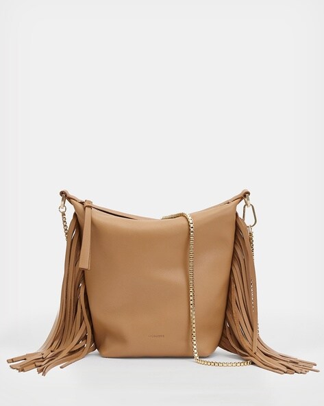 small fringe crossbody bag