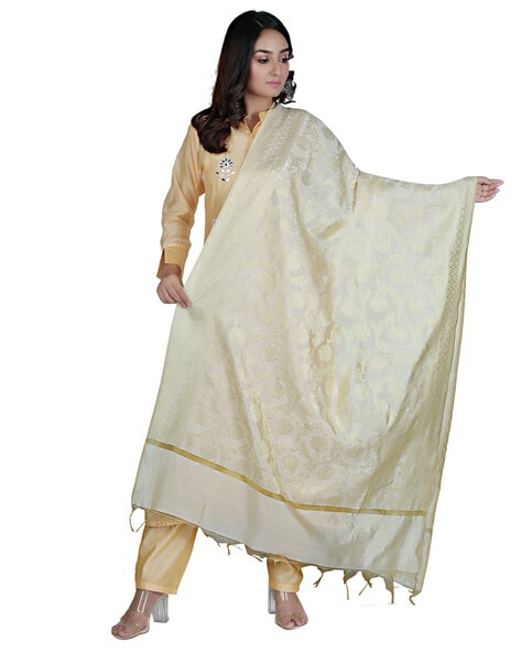 Embellished Handloom Banarasi Dupatta Price in India