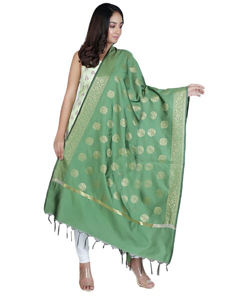 Textured Handloom Banarasi  Dupatta Price in India