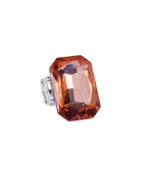 Shine in Violet and brown Swarovski Crystal Ring – Shop
