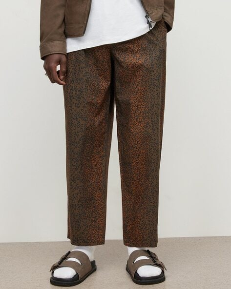 Leopard Print Men's Joggers, Animal Print Premium Best Designer  Sweatpants-Made in EU | Heidikimurart Limited
