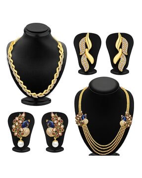 Buy Gold-Toned FashionJewellerySets for Women by SUKKHI Online 