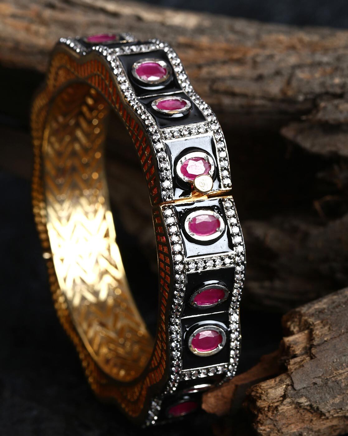 22K Gold Men's Monaco Chain Link Bracelet (24.90G) - Queen of Hearts Jewelry
