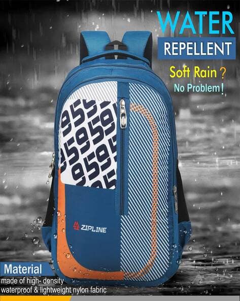 Buy ZIPLINE Striped Everyday Backpack Online | Ajio.com