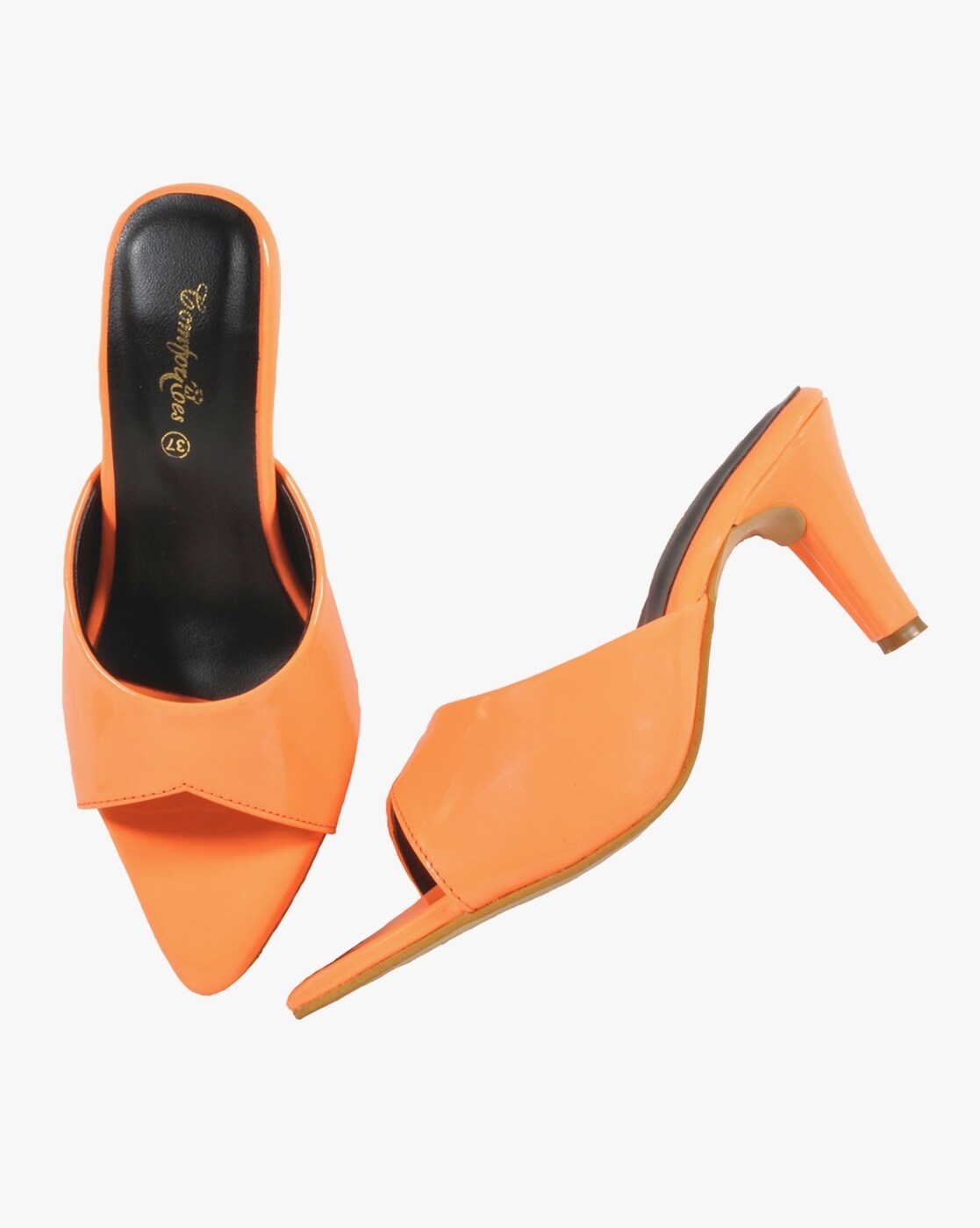 WFS Women Orange Heels - Buy WFS Women Orange Heels Online at Best Price -  Shop Online for Footwears in India | Flipkart.com