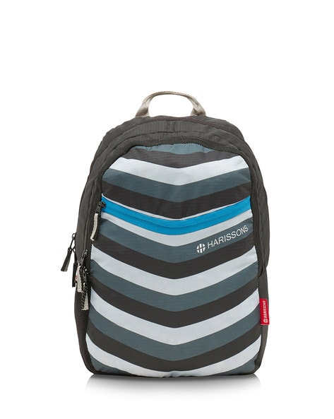 Striped School Bag