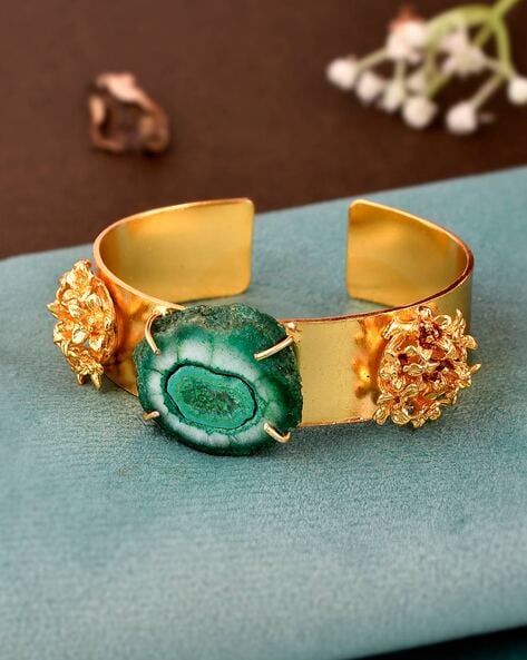 Emerald Teardrop Gold Bracelet | Bridesmaids Wedding Bridal Jewelry - Glitz  And Love
