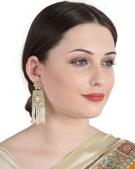 Order 1 Gram Gold Forming Earrings | ERRM2307 Online From AadyaShree Jewels