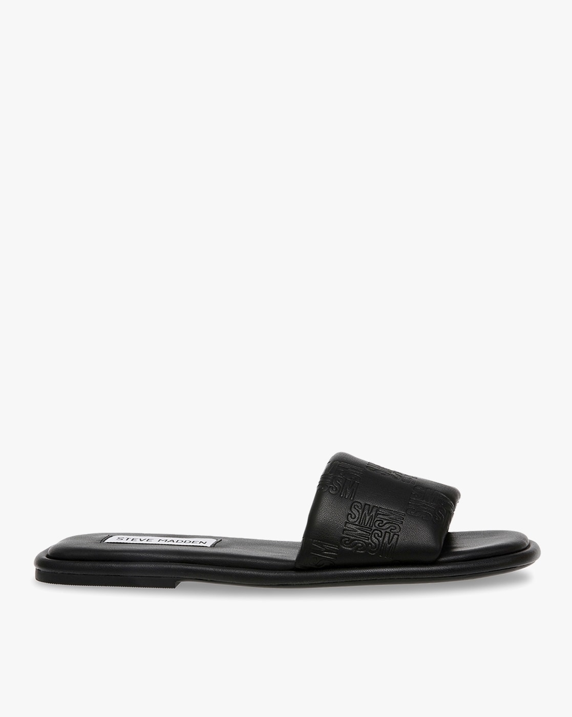 Steve madden discount black slides 90s