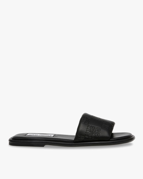 Steve madden 2024 fur slide sandals