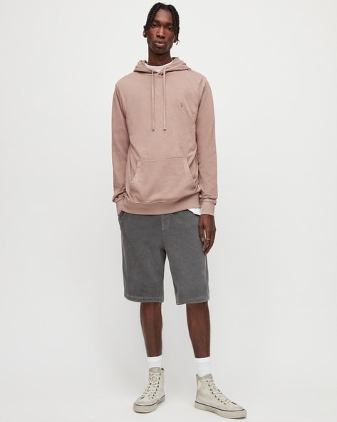 All saints sale pink sweatshirt