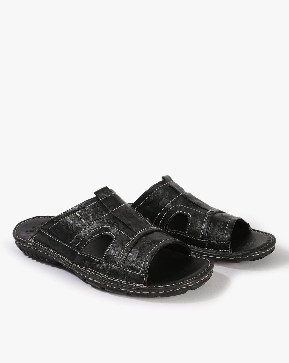Buy Black Sandals for Men by Lee Cooper 