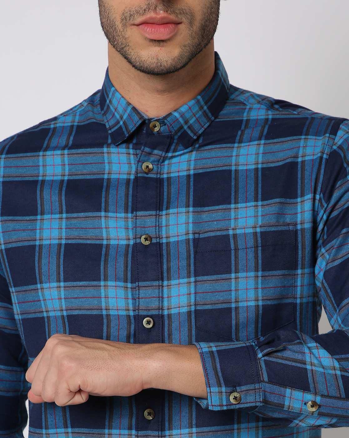 Buy Navy Blue Shirts for Men by Hardsoda Online