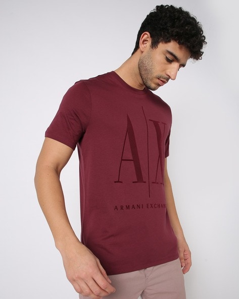 Buy Wine Tshirts for Men by ARMANI EXCHANGE Online 