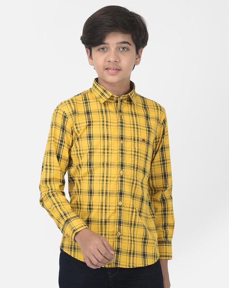 Yellow Shirt- Crimsoune Club