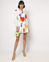 Printed Fitted A-line Dress