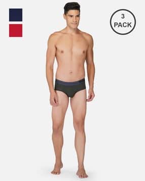 urban hug Pack of 3 Micro Modal Briefs with Soft Elasticated Waistband-picture-24