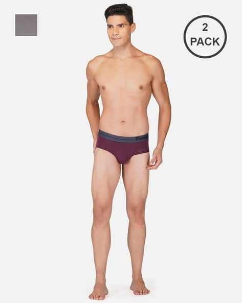 Urban Hug Pack of 2 Micro Modal Briefs with Soft Elasticated Waistband