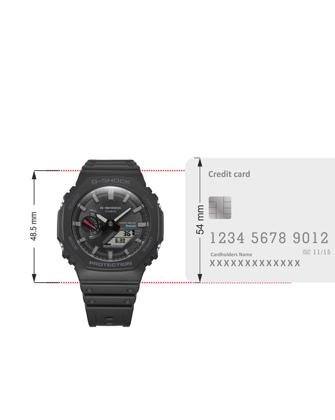 Casio G Shock Size Chart Buy Casio Men G1241 G-Shock GA-B2100-1ADR