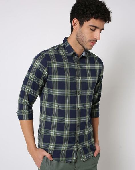 Buy Navy Blue Shirts for Men by Hardsoda Online