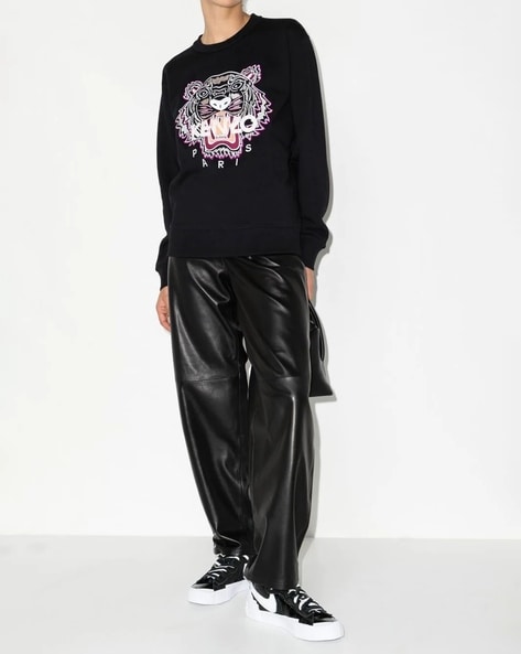 kenzo embroidered sweatshirt