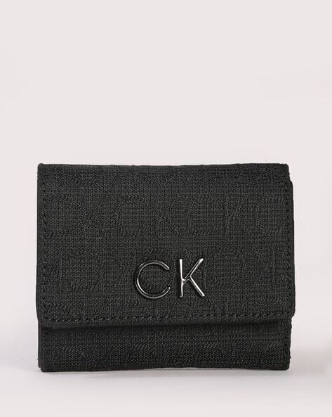 Tri-Fold Wallet with Snap-Button Closure