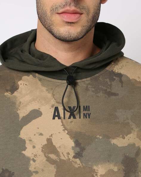 Armani camo outlet hoodie