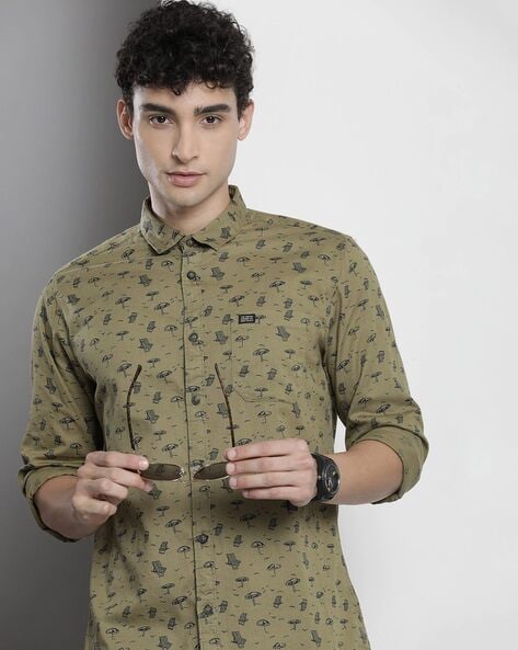 Buy Green Shirts for Men by The Indian Garage Co Online