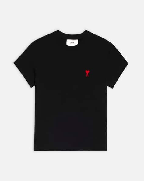 トップス Ami line tops Black Ami line tops Black （Ami Paris tone-on-tone logo